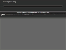 Tablet Screenshot of nobleprize.org